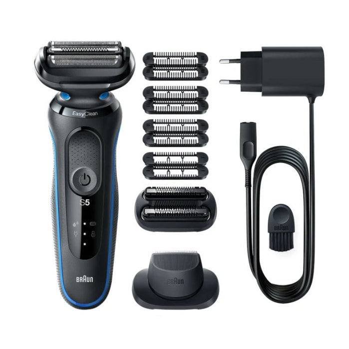 Máquina De Afeitar Braun Series 5 - 51-B1820s Negro/Azul