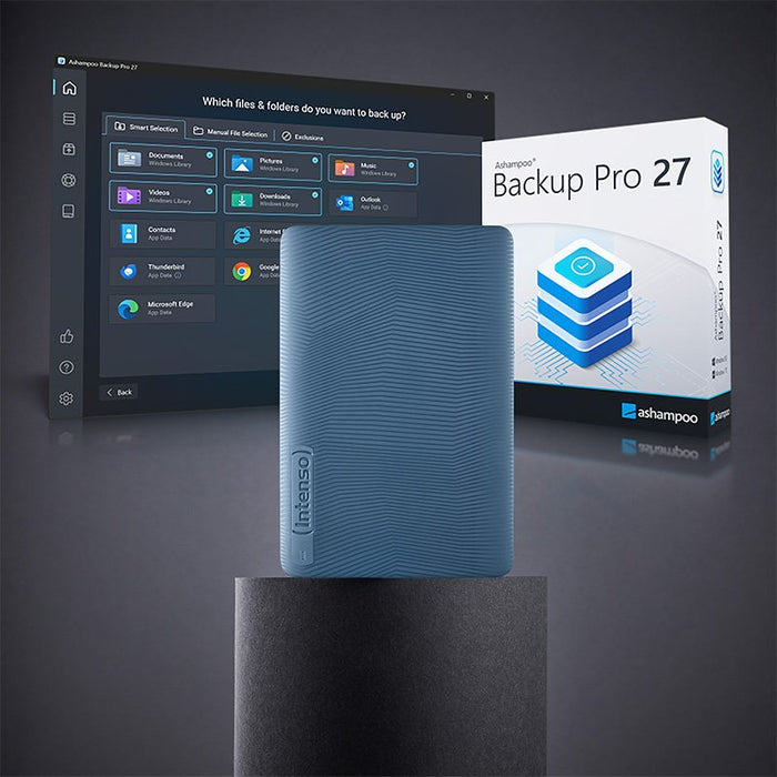 Disco Hdd Externo Intenso 2000 Gb Color Azul 6029585