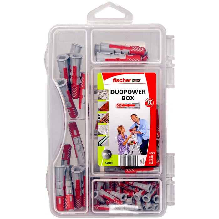 Fischer 553109, Pasador Gris Claro/Rojo