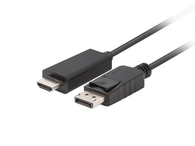 EAN 5901969438710 - Lanberg CA-DPHD-11CC-0018-BK cambiador de género para cable DisplayPort HDMI Negro imagen 1