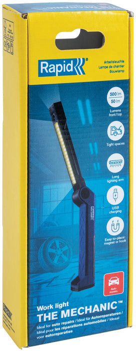 Rapid Hand Lamp The Mechanic Blue Side+Top Ip20 Micro-Usb Charging