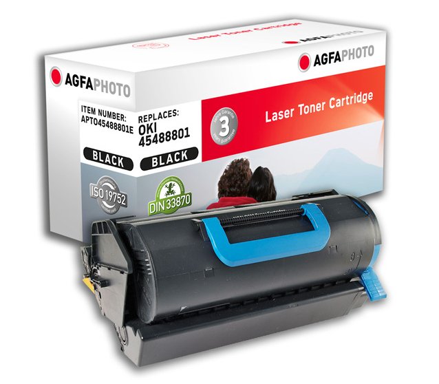 EAN 4250164858146 - AgfaPhoto APTO45488801E cartucho de tóner 1 pieza(s) Compatible Negro imagen 1