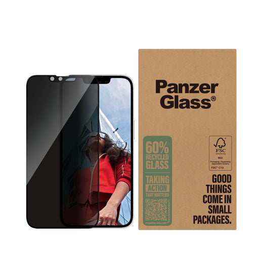 EAN 5715685021909 - PanzerGlass ® 2-Way Privacy Screen Protector iPhone 17e | 16e | 14 | 13 | 13 Pro | Ultra-Wide Fit Protect imagen 2