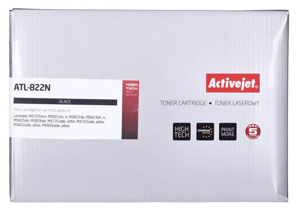 Activejet Atl-822n Para Impresoras Lexmark Recambio Lexmark 58d2h00 Supreme 15000 Páginas Negro)