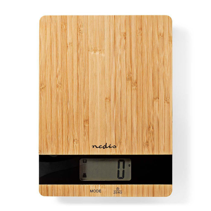 EAN 5412810334520 - Nedis KASC600WD báscula de cocina Madera Encimera Rectángulo Báscula electrónica de cocina imagen 3