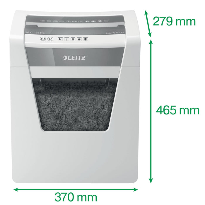 EAN 4002432118953 - Leitz 80020000 triturador de papel Microcorte 55 dB 22,3 cm Blanco imagen 2