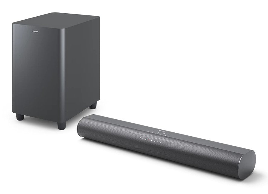 Philips Tab6100/10 2.1 80 W Gris - Barra De Sonido  Con Subwoofer