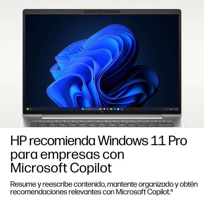 Hp Elitebook 6 G2i Notebook Ai Ai Pc Diseño De Bisagra En 177 Grados Intel Core 5 320 / Hasta 4.6 Ghz Win 11 Pro Intel Graphics 16 Gb Ram 512 Gb Ssd Nvme 14" Ips 1920 X 1200 Gigabit Ethernet Wi-Fi 7 Bluetooth 6.0 Nfc Aluminio Pik