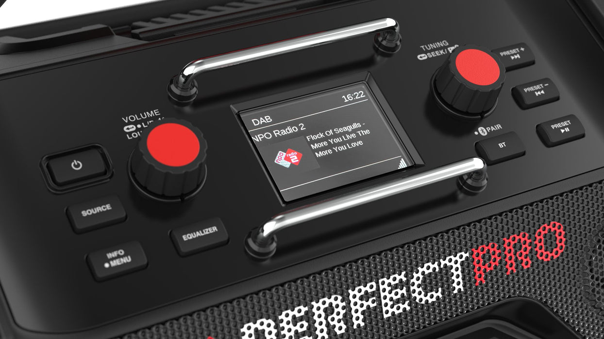 EAN 8719689465629 - Perfectpro ROCKTAGON Lugar de trabajo Digital Negro, Rojo imagen 13