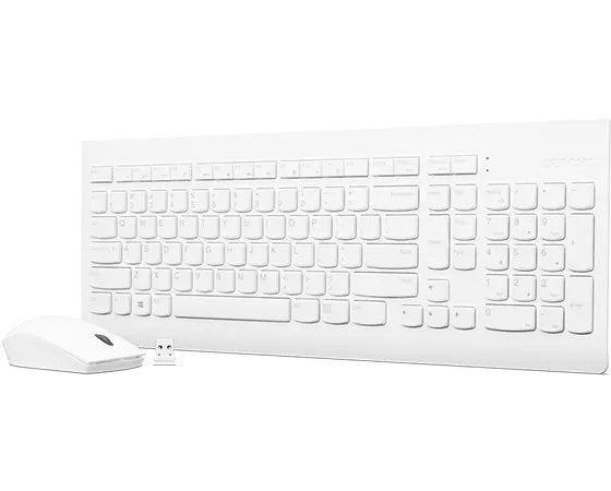EAN 0193638871774 - Lenovo GX30W75336 teclado Ratón incluido Universal USB + Bluetooth QWERTY Blanco imagen 2