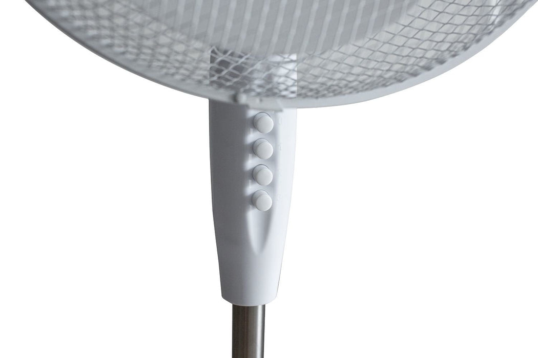 Ventilador De Pie Ravanson Wt-1040s (Blanco-Gris)