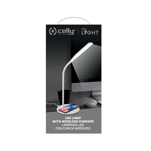 EAN 8021735198109 - Celly WLLIGHT10WWH cargador de dispositivo móvil Smartphone Blanco USB Cargador inalámbrico Interior imagen 2
