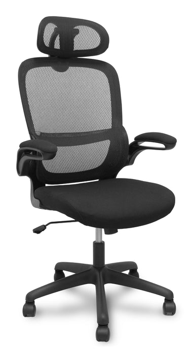 Piqueras Y Crespo Forol Silla Pro525 Respaldo Malla Negro Asiento Tela Color Negro Y Cabecero