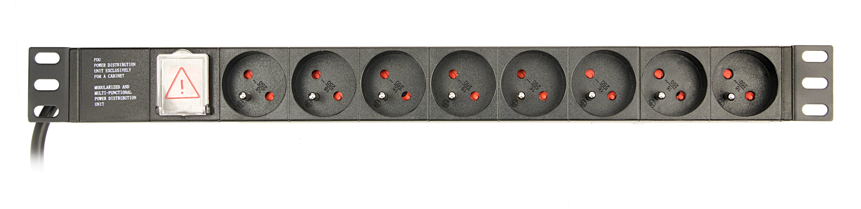 EAN 8716309116794 - Gembird EG-PDU-014-FC14 unidad de distribución de energía (PDU) 8 salidas AC 1U Negro imagen 1