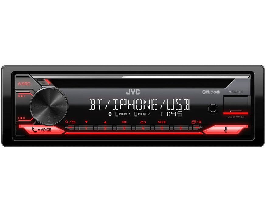 Jvc Kd-T812bt Receptor Multimedia Para Coche