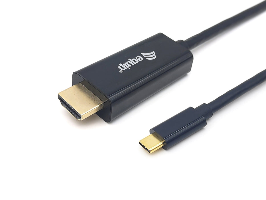 EAN 4015867228685 - Equip 133411 adaptador de cable de vídeo 1 m USB Tipo C HDMI tipo A (Estándar) Negro imagen 1