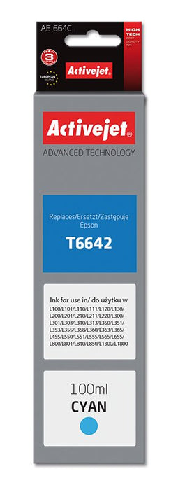 EAN 5901443110668 - Activejet AE-664C cartucho de tinta 1 pieza(s) Compatible Alto rendimiento (XL) Cian imagen 1