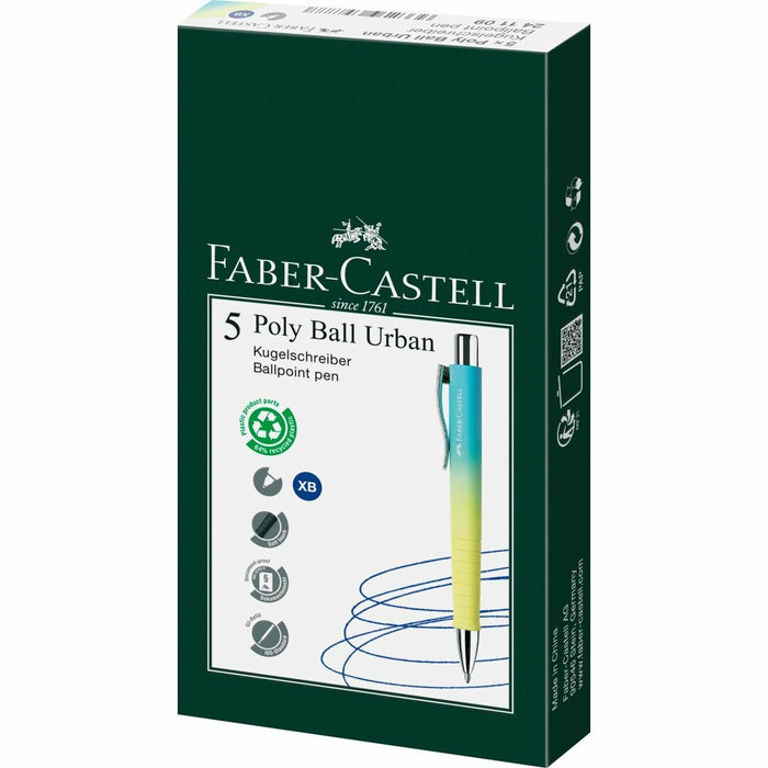 EAN 6933256658760 - Faber-Castell 241109 bolígrafo Azul Bolígrafo de punta retráctil con pulsador Extra-grueso 1 pieza(s) imagen 2