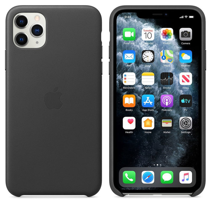 Funda Apple Iphone 11 Pro Max Leather Case Negro Mx0e2zm/A