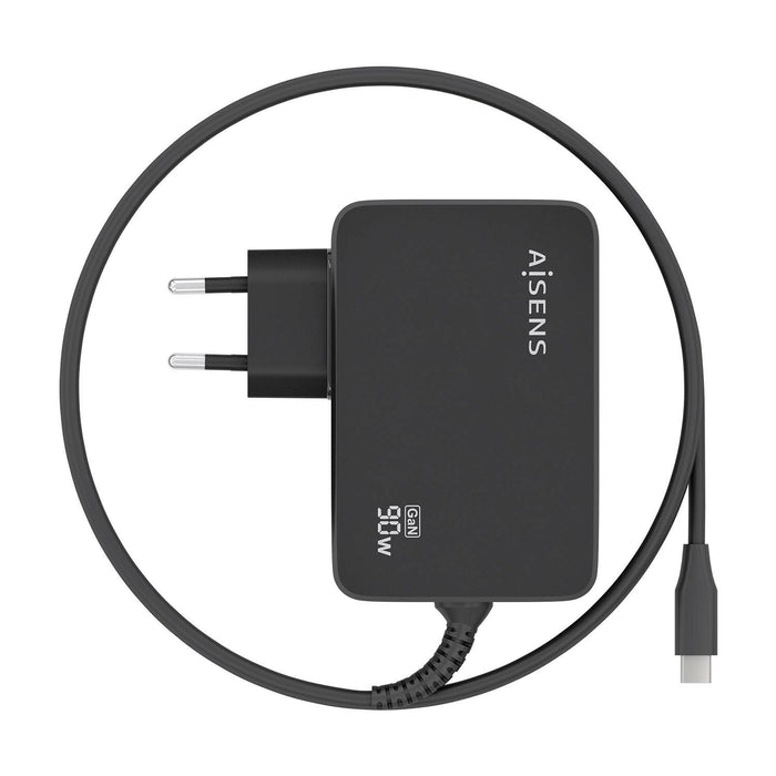 EAN 8436574709957 - AISENS ASCH-1PD90WL034-BK cargador de dispositivo móvil Universal Negro Corriente alterna Interior imagen 3