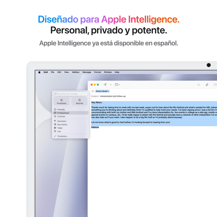 EAN 0195950081015 - Apple iMac Apple M M4 59,7 cm (23.5") 4480 x 2520 Pixeles PC todo en uno 16 GB 256 GB SSD macOS Sequoia W imagen 5