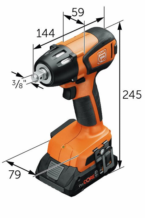 EAN 4014586898889 - FEIN 71151061000 atornilladora de impacto con batería 1/2" 1700 RPM 18 V imagen 11