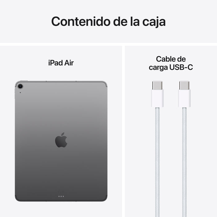 EAN 0195949966668 - Apple iPad Air 5G Apple M TD-LTE & FDD-LTE 1 TB 33 cm (13") 8 GB Wi-Fi 6E (802.11ax) iPadOS 18 Gris imagen 10