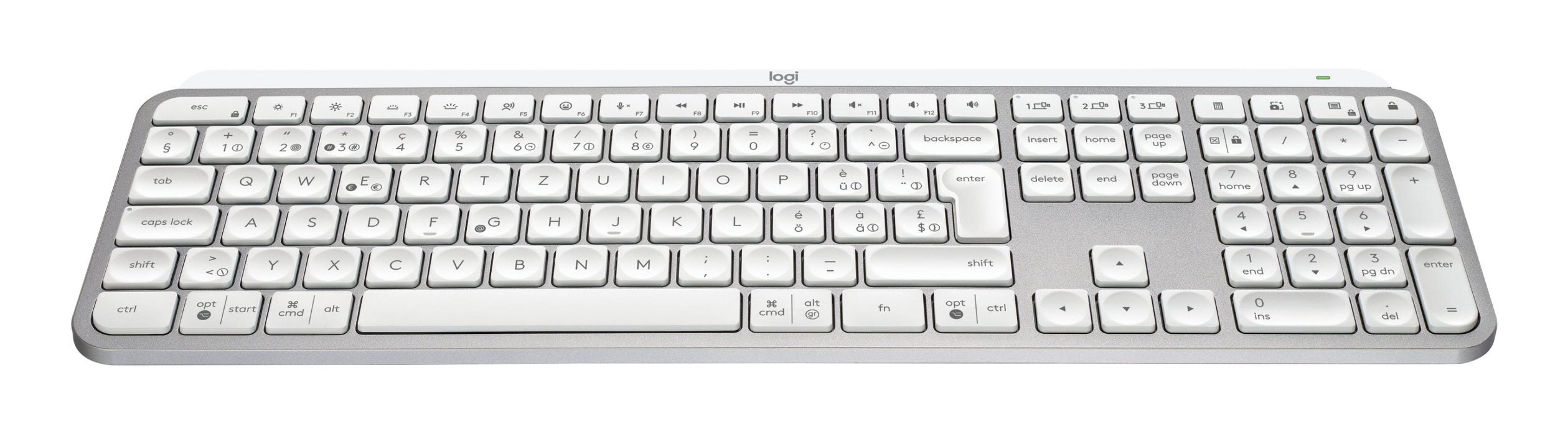 EAN 5099206112209 - Logitech MX Keys S teclado Universal Bluetooth QWERTZ Suizo Gris imagen 6