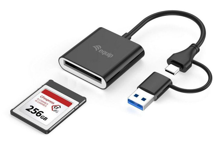 EAN 4015867241479 - Equip 245461 lector de tarjeta USB 3.2 Gen 2 (3.1 Gen 2) Type-C Negro imagen 2