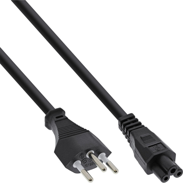 Cable De Alimentación Inline Para Notebook Suiza Acoplamiento De 3 Pines 2m