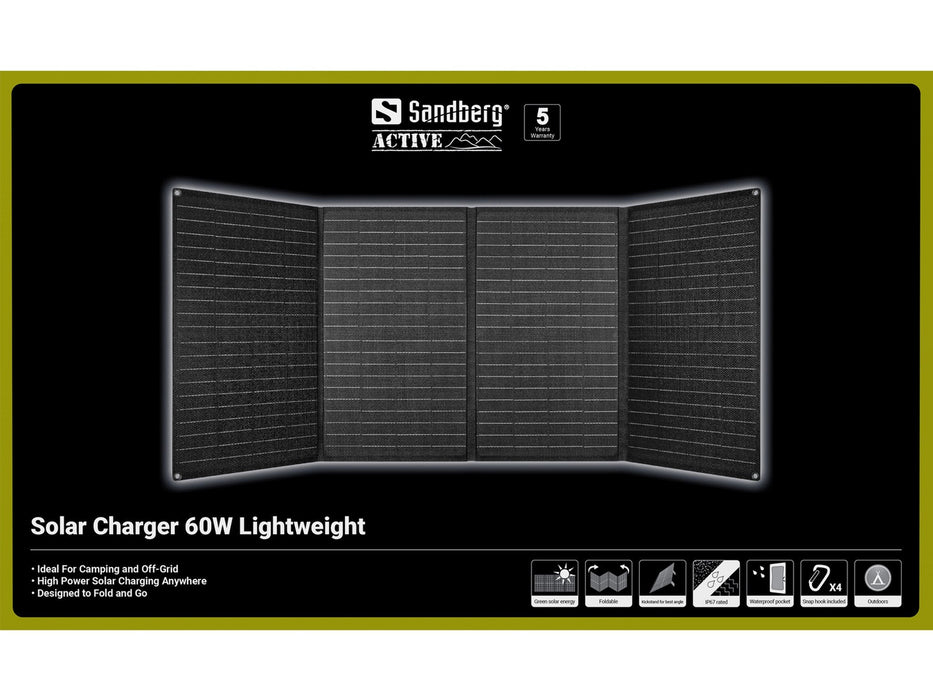 Solar Charger 60w Lightweight