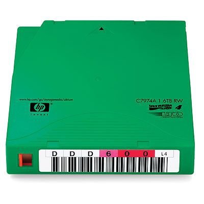EAN 0883585086603 - HPE C7974AN medio de almacenamiento para copia de seguridad Cinta de datos virgen 800 GB LTO 1,26 cm imagen 1
