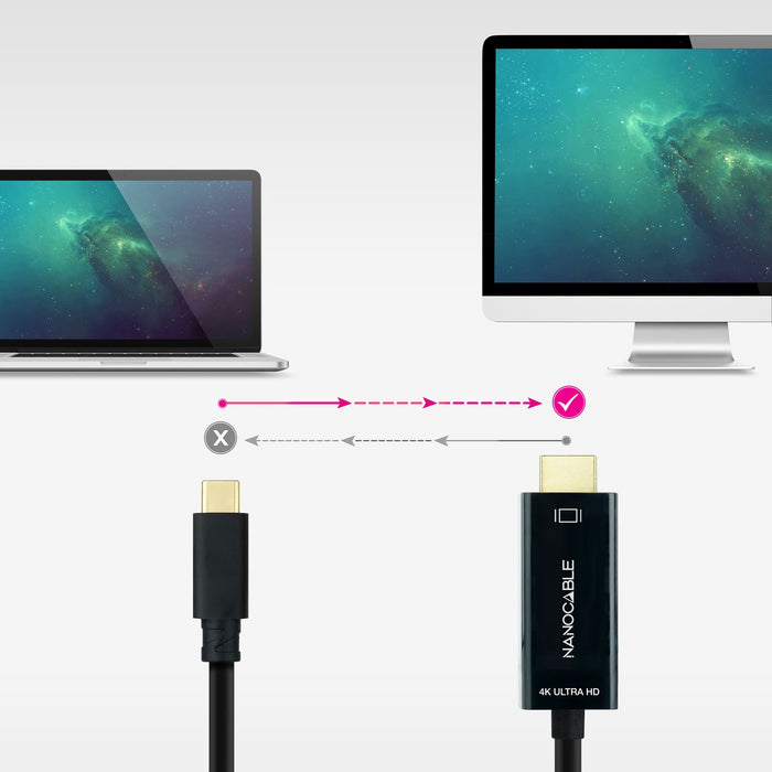 EAN 8433281015463 - Nanocable 10.15.5105 adaptador de cable de vídeo USB Tipo C imagen 4