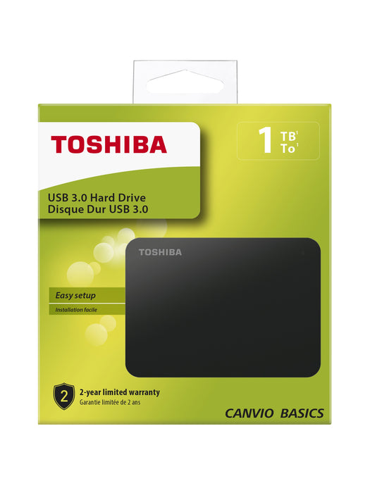 Disco Duro Externo Toshiba Canvio Basics Hdtb410ek3aa - 1tb · Usb 3.0 · 2.5