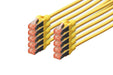 EAN 4016032441526 - Digitus DK-1644-0025-Y-10 cable de red Amarillo 0,25 m Cat6 S/FTP (S-STP) imagen 1
