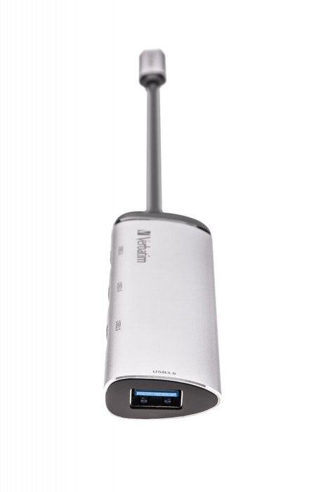 EAN 0023942491477 - Verbatim USB-C Multiport Hub USB 3.2 Gen 1 (3.1 Gen 1) Type-C 5000 Mbit/s Gris imagen 3