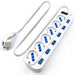 EAN 8054392613098 - Ewent EW3932-5M limitador de tensión Blanco 6 salidas AC imagen 2