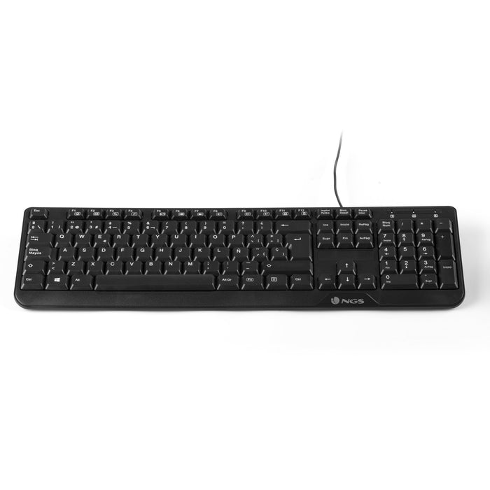 EAN 8435430609707 - NGS Cocoa Kit, QWERTY, PT teclado Ratón incluido Universal USB Portugués Negro imagen 4