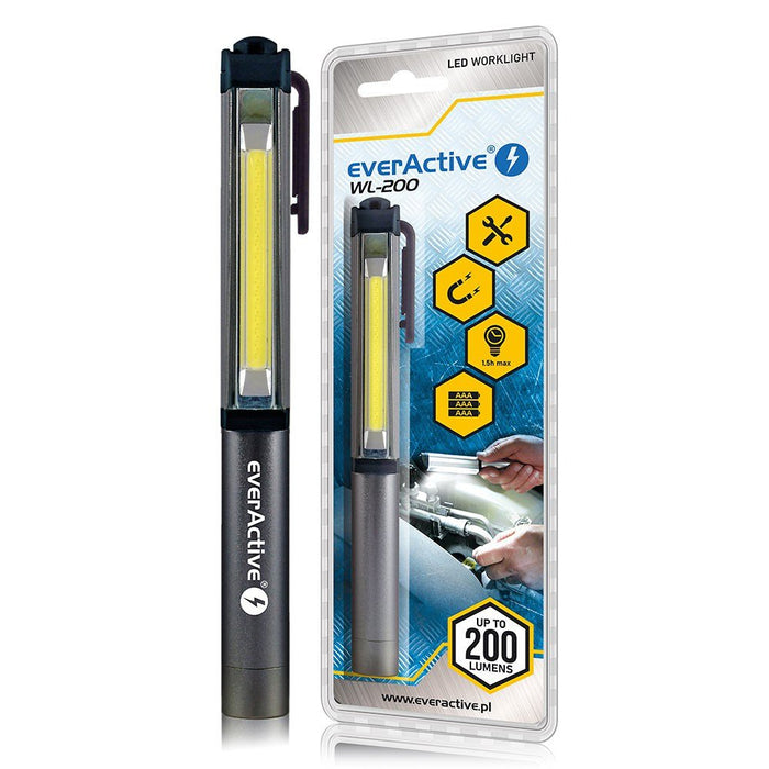 EAN 5902020523680 - Everactive WL200 linterna Negro Linterna de clip COB LED imagen 9