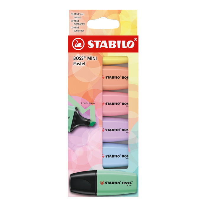 EAN 4006381616928 - STABILO BOSS MINI marcador 6 pieza(s) Punta de cincel Multicolor imagen 1
