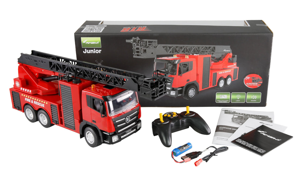 EAN 4262408975847 - Amewi 22675 modelo controlado por radio Camión de bomberos Motor eléctrico 1:18 imagen 2