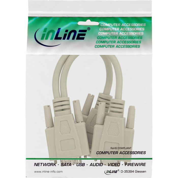Inline Vga Y-Cable Hd15 Macho A 2x Hd15 Hembra
