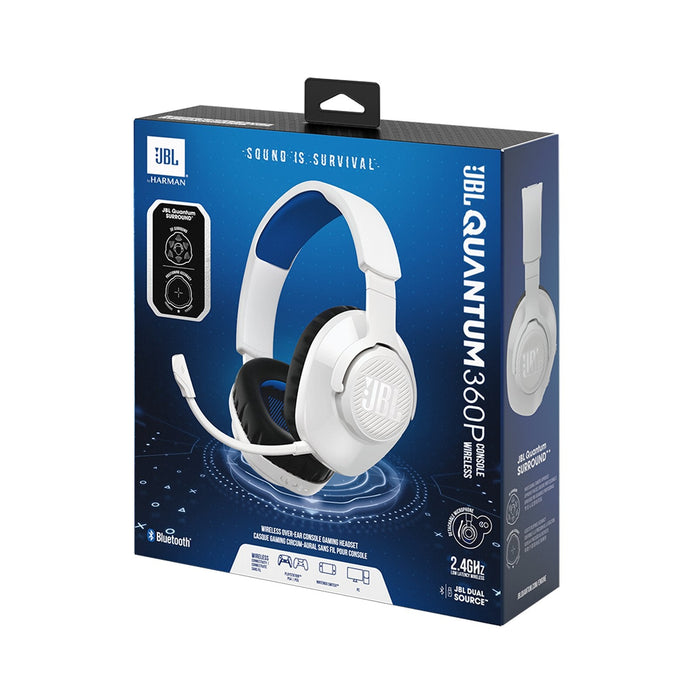 Jbl Quantum 360p Console Wireless Gaming Headset Weiss