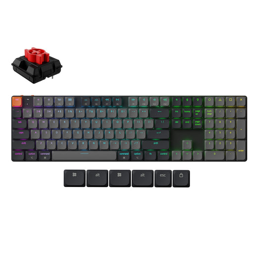 EAN 4895248888901 - Keychron K5 QMK teclado Universal USB + Bluetooth QZERTY Inglés Negro imagen 1