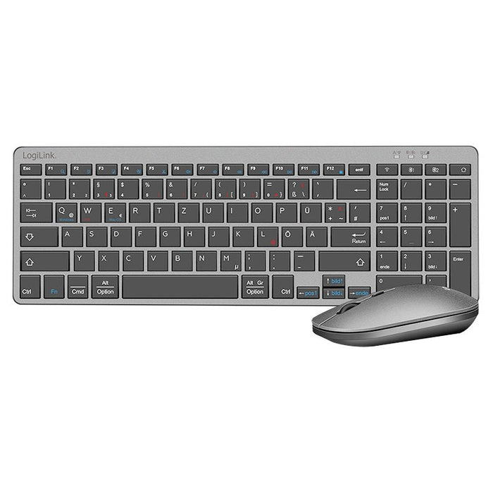 Logilink 2,4ghz Funk Dual-Mode Teclado & Raton Set