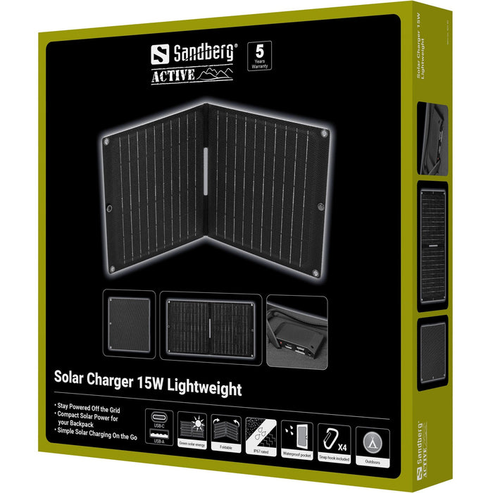 Solar Charger 15w Lightweight