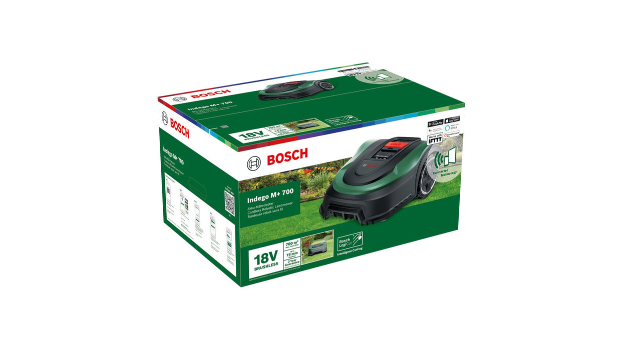 EAN 4059952566931 - Bosch Indego M+ 700 Robot cortacésped Batería Negro, Verde imagen 11