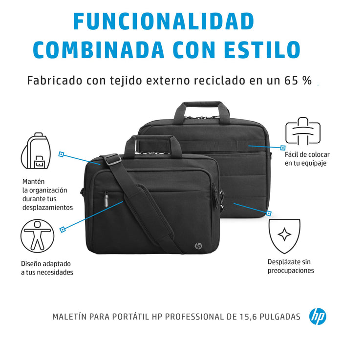 EAN 5715328141780 - HP Professional 15.6 Laptop Bag 39,6 cm (15.6") Maletín Negro imagen 5