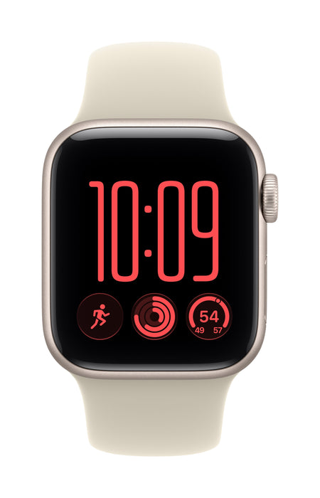 Apple Watch Se 3 (2026) Gps+Cel 40 Mm Caja De Aluminio Blanco Estrella Correa Deportiva Arena Talla M L Siri Ai