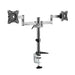 EAN 4052792054200 - LogiLink BP0077 soporte para monitor 68,6 cm (27") Escritorio Negro, Acero inoxidable imagen 1